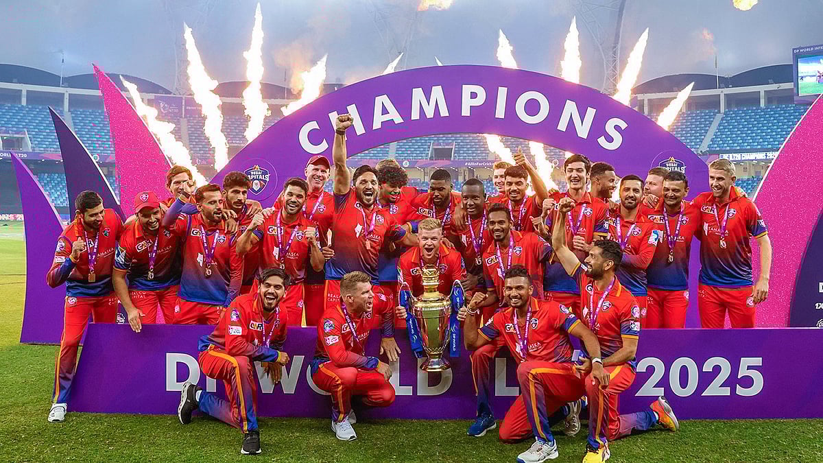 Photo: X | Dubai Capitals : Dubai Capitals won the DP World ILT20 2025 title.