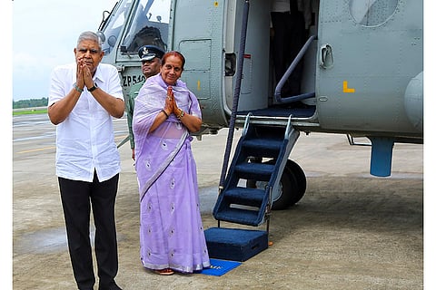 VP Dhankhar unable to visit Guruvayur temple due to bad weather
