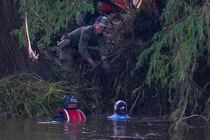 | Photo: AP/Julio Cortez : Texas Floods