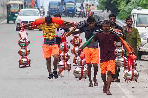 Preps for Kanwar Yatra