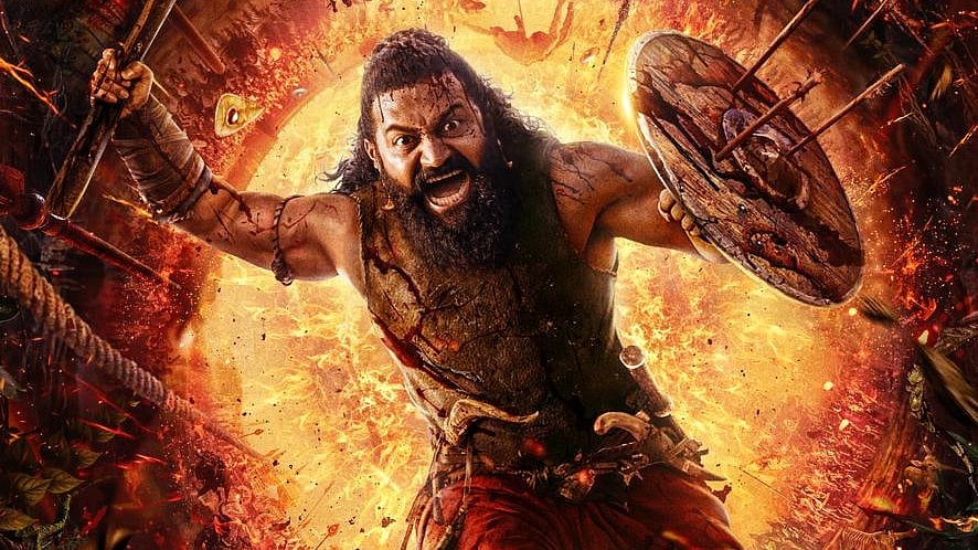 X : Rishab Shetty in new poster of Kantara Chapter 1