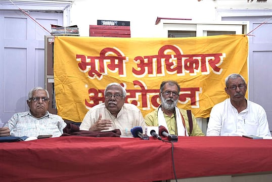 Bhumi Adhikar Andolan Alleges BJP As Corporate Agent
