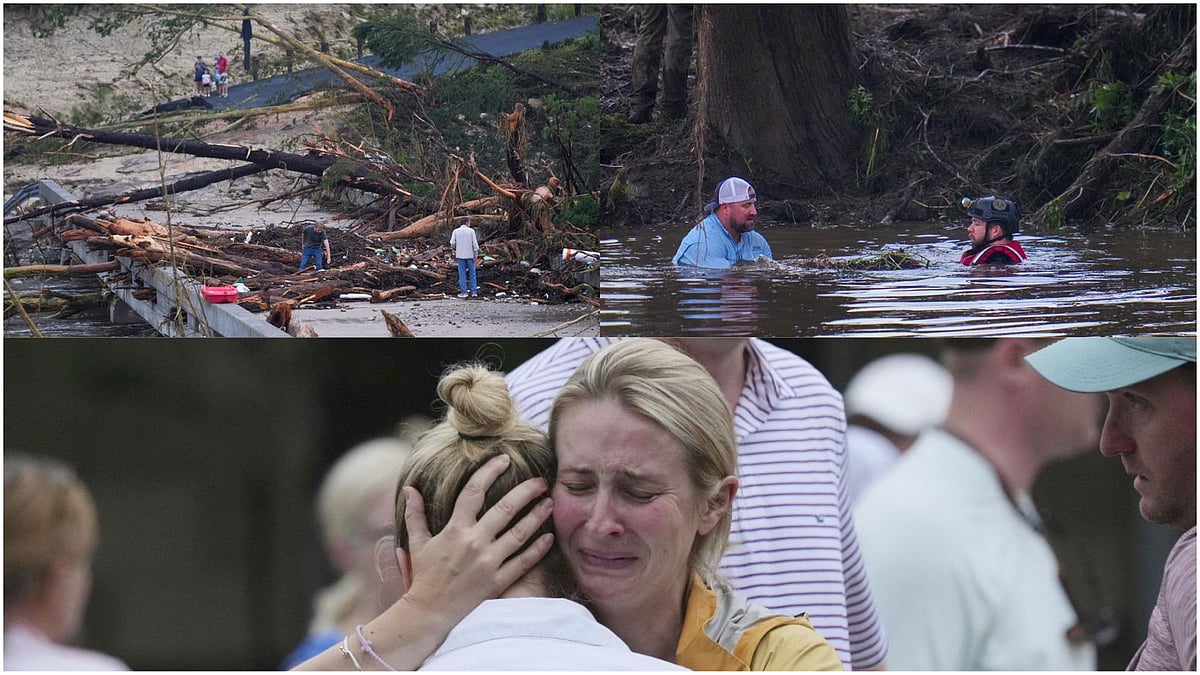 AP : Visuals from flood-hit Texas