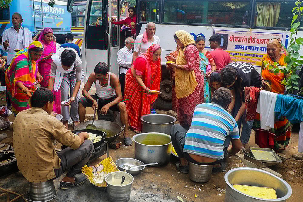 | Photo: PTI : Amarnath Yatra registrations