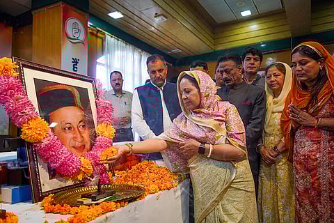 Virbhadra Singh's death anniversary