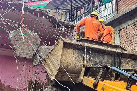 Relief and rescue operation in Mandi's Thunag