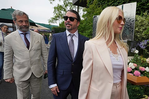 Wimbledon Tennis 2025: Musician Dave Grohl and his wife Jordyn