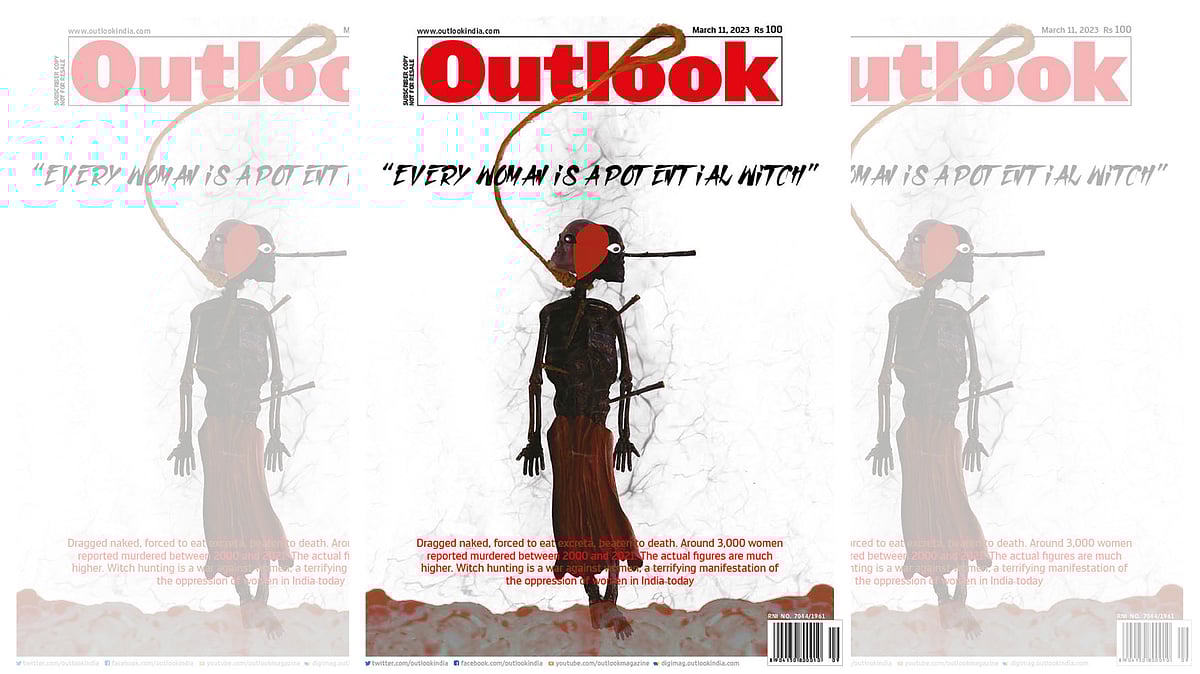 File Photo  : Outlook Magazine's March 11, 2023 cover issue on witchcraft raised the gender aspect of the issue in deep detail