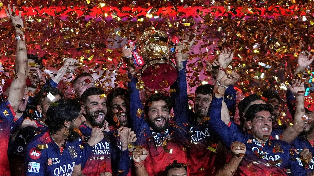 AP : Royal Challengers Bengaluru were crowned Indian Premier League champions for the first time in 2025.