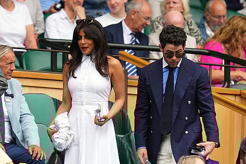 Wimbledon Tennis 2025: Priyanka Chopra and Nick Jonas