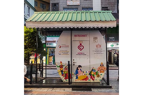 Breastfeeding pods in Sikkim