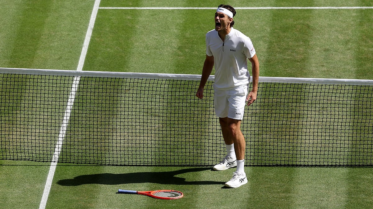 Taylor Fritz progressed to his first Wimbledon semi-final