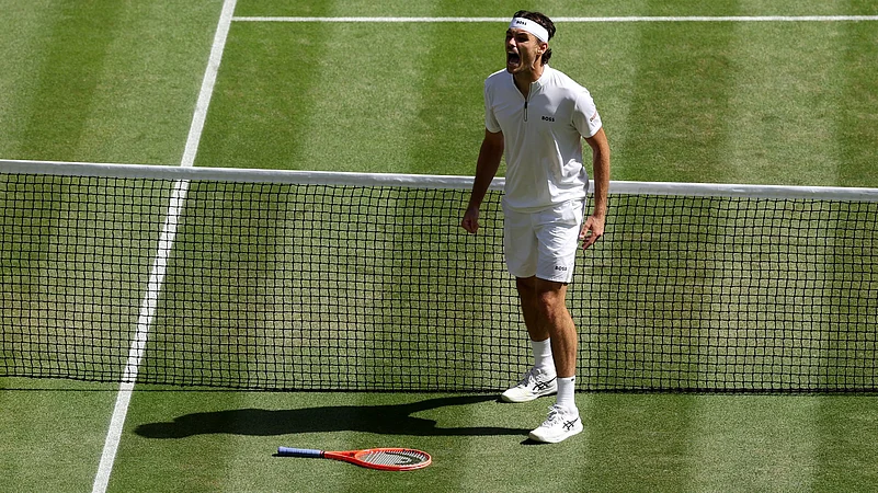 Taylor Fritz progressed to his first Wimbledon semi-final