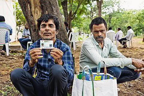 Miya Zumrath, father of Irfan Ansari, a resident of Jharkhand, awaiting information about his son’s whereabouts