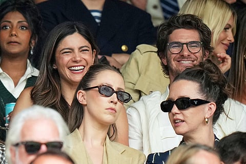 Wimbledon Tennis 2025: Actors Andrew Garfield and Monica Barbaro