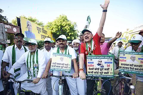 Bicycle rally to raise voter awareness in Bihar