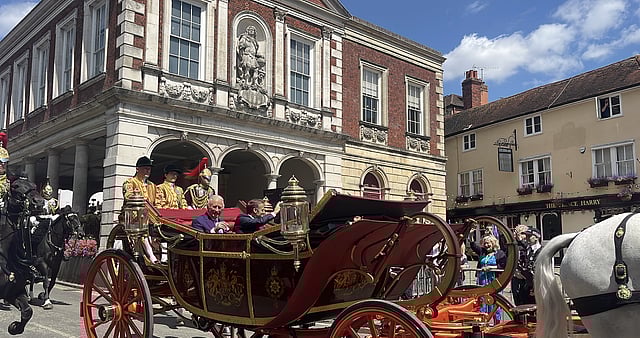 King Charles Hosts President Macron, First Lady Brigitte For UK State Visit