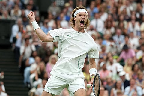 Andrey Rublev Wimbledon Tennis