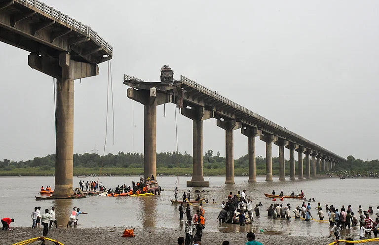 Gujarat Bridge Collapse - - PTI