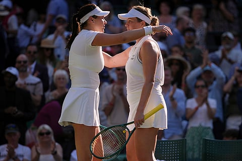 Wimbledon Tennis: Anastasia Pavlyuchenkova vs Amanda Anisimova