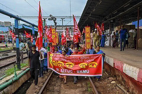 Nationwide trade unions' strike