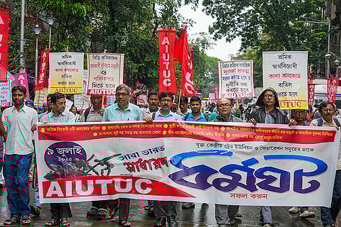 Nationwide trade unions' strike