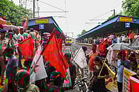 Trade Union Strike Disrupts Normal Life In Kerala | Photo: PTI : Nationwide trade unions' strike