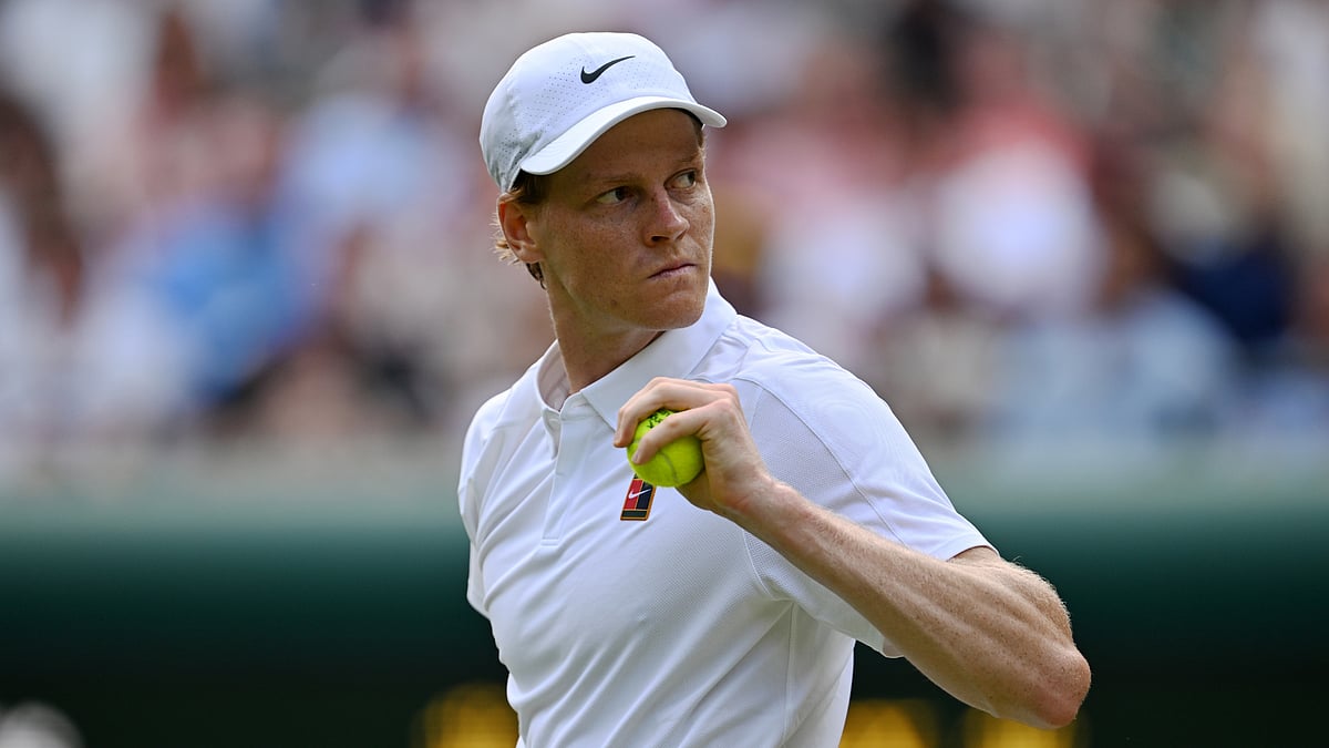 Jannik Sinner at Wimbledon.