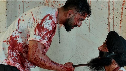 Ranbir Kapoor in a still from Animal