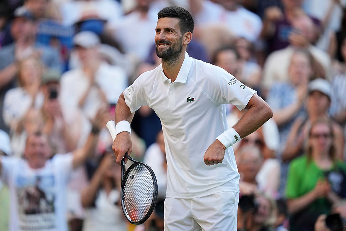 Wimbledon Tennis 2025 Quarter-Final Novak Djokovic vs Flavio Cobolli photos_1