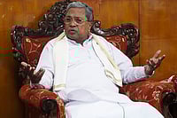 | Photo: PTI : Siddaramaiah PC