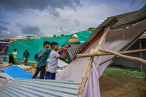 Increase in water level of Ganga and Yamuna