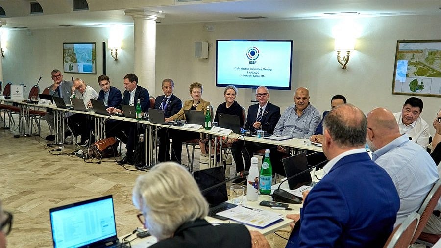 Photo: X | ISSF : International Shooting Sports Federation executive committee and council meeting.