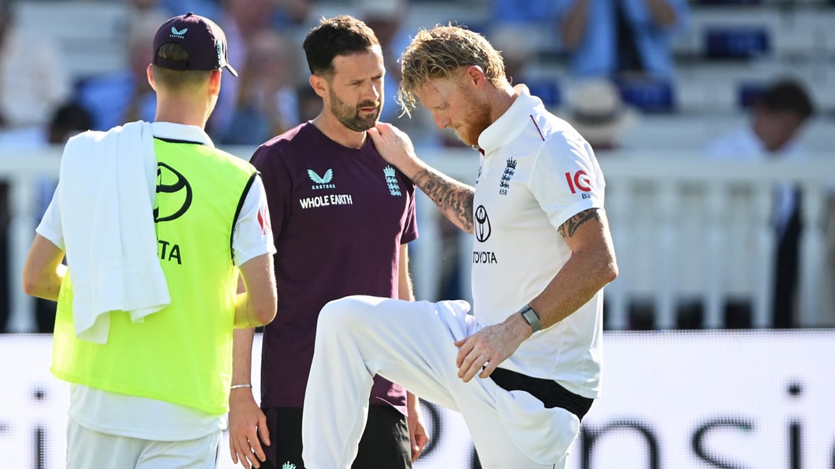 Ben Stokes suffered an injury - null