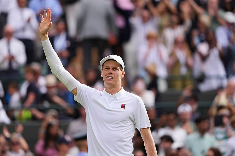 Wimbledon Tennis 2025 Quarter-Final Jannik Sinner vs Ben Shelton photos_2