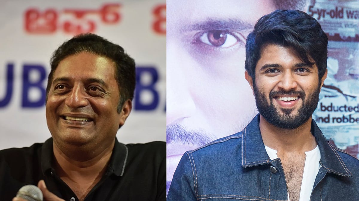 Wikipedia, gettyimage : Prakash Raj(L) & Vijay Deverakonda(R) among 29 booked by ED in Online Betting Links