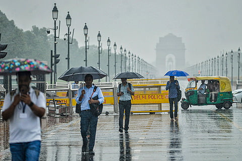 Weather: Rain in Delhi
