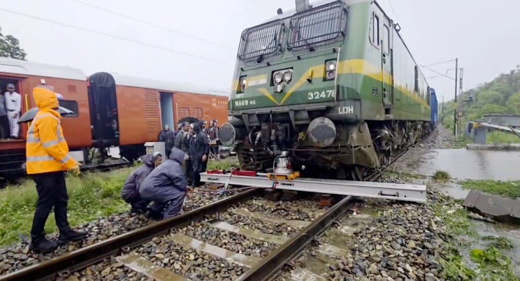 PTI : 
Railway authorities have initiated restoration work to clear the tracks and resume normal services. The situation is being closely monitored, and updates will be provided as restoration efforts progress. (for representative purposes)