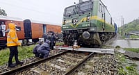 Goods Train Derails On Kothavalasa-Kirandul Line Amid Heavy Rains PTI :
Railway authorities have initiated restoration work to clear the tracks and resume normal services. The situation is being closely monitored, and updates will be provided as restoration efforts progress. (for representative purposes)