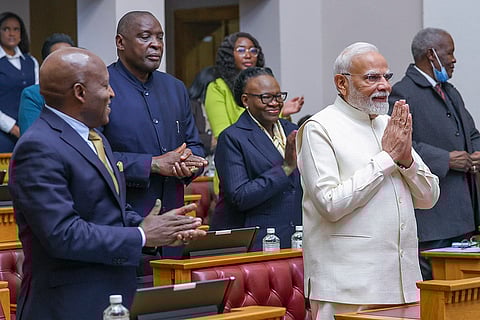 PM Modi in Namibia