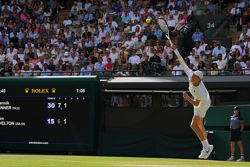 Wimbledon Tennis 2025 Quarter-Final Jannik Sinner vs Ben Shelton photos_8