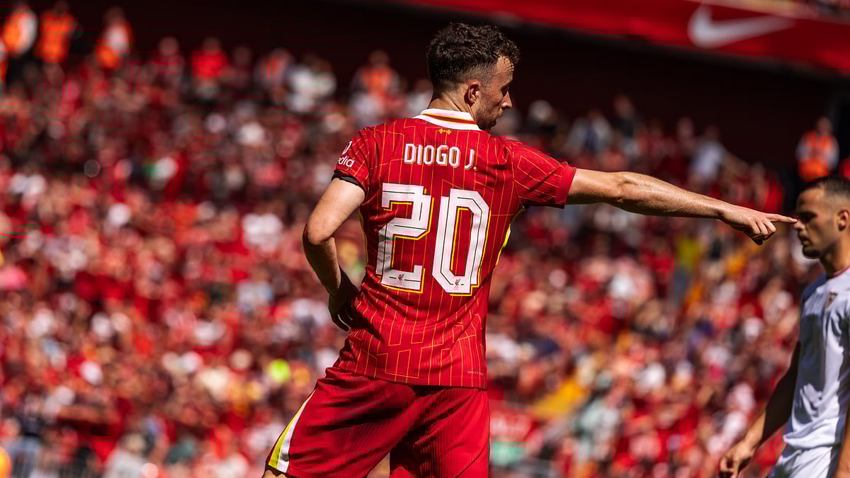 Diogo Jota wore Liverpool's number 20 for five years