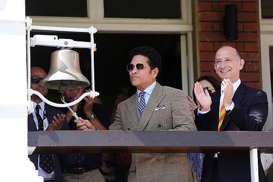 SRT At Lord's: Tendulkar Snapped With Celebs As He Watches IND Vs ENG 3rd Test