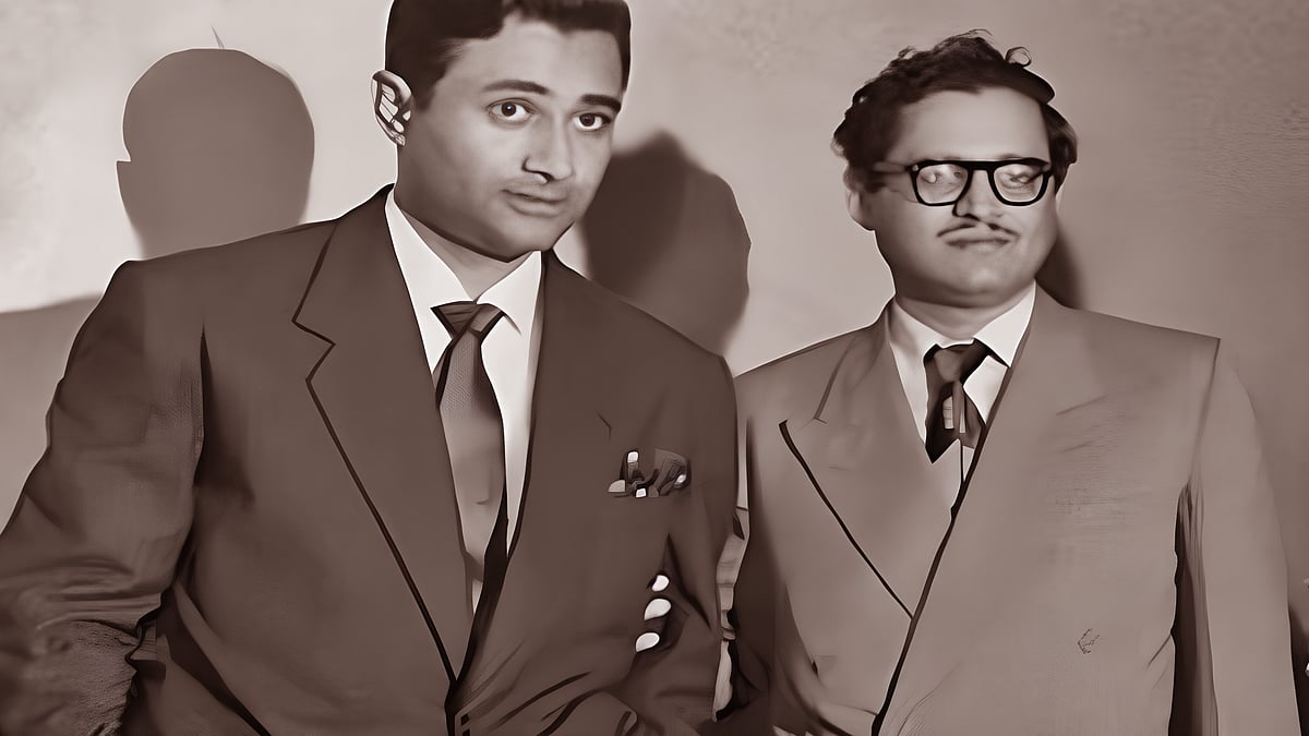 Though Anand and Dutt were as unlike as chalk and cheese, they became good friends, sharing similar ambitions - Photo illustration by Saahil