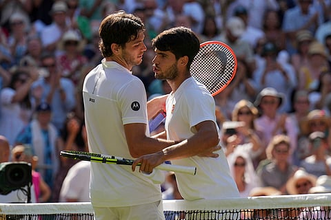 Wimbledon Tennis 2025 Men's Semifinal: Carlos Alcaraz Vs Taylor Fritz
