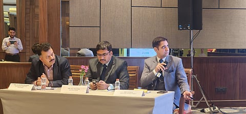 Shri Tilak Raj Sharma, Additional Director (Industries), Shri R. D. Nazeem, IAS, Additional Chief Secretary (Industries) along with Dr. Yunus, IAS, Director Industries