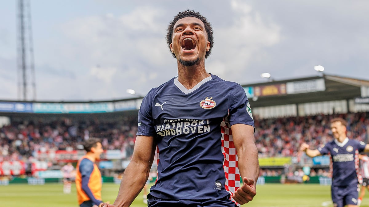 File : File photo of Malik Tillman in action for PSV.