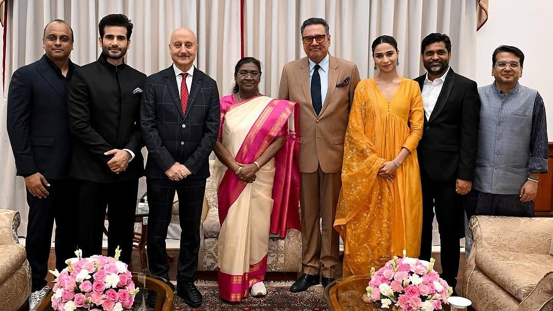 Instagram/Anupam Kher : President Droupadi Murmu attends a special screening of Anupam Kher's Tanvi The Great 