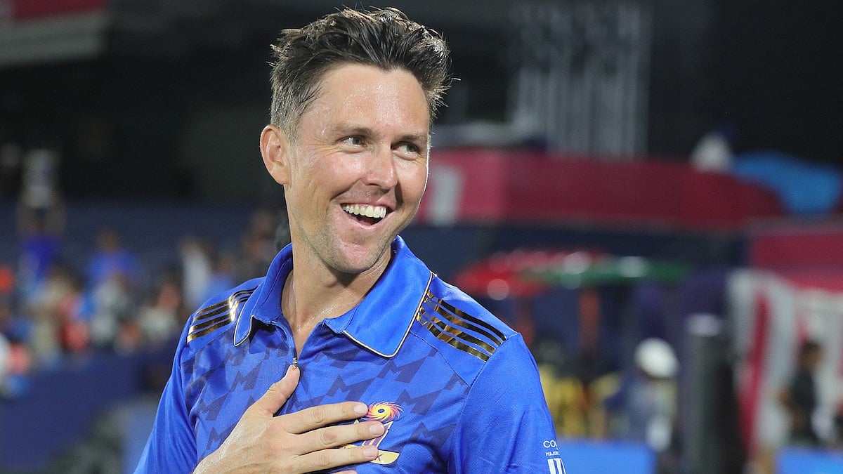 | Photo: X/MLCricket : Washington Freedom vs MI New York, MLC 2025: MINY's Trent Boult.