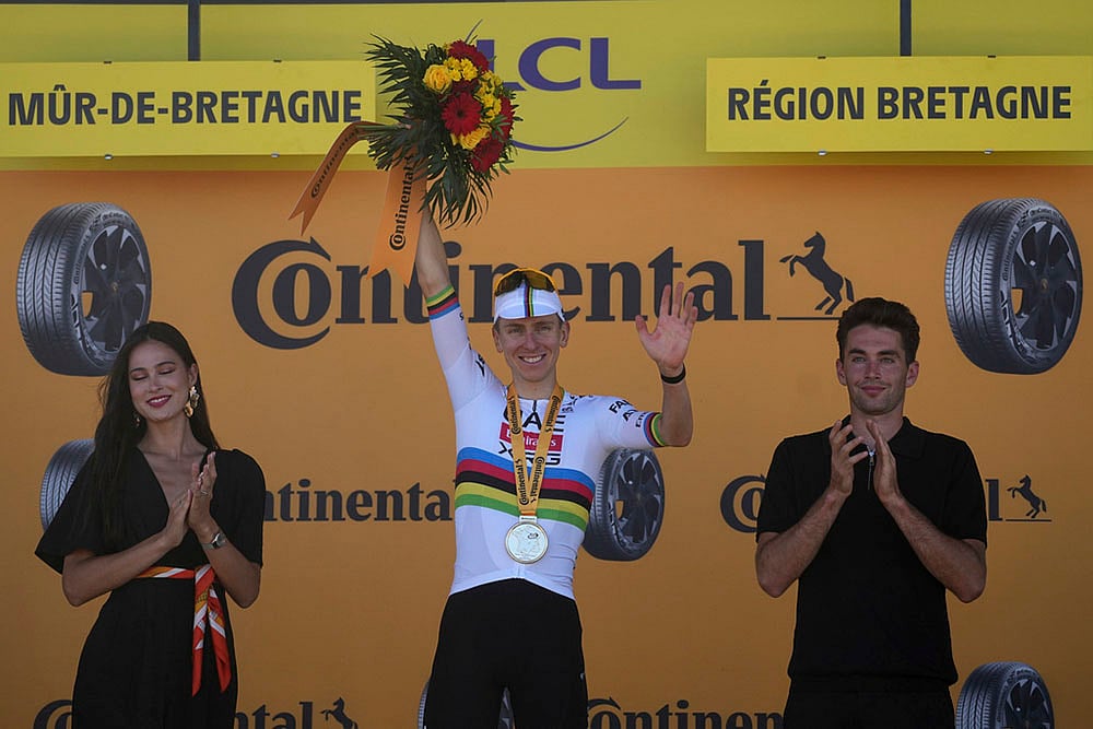 | Photo: AP/Thibault Camus : Tour de France Cycling Race - Seventh Stage